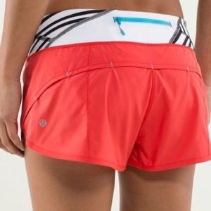 Love red speed shorts size 4
